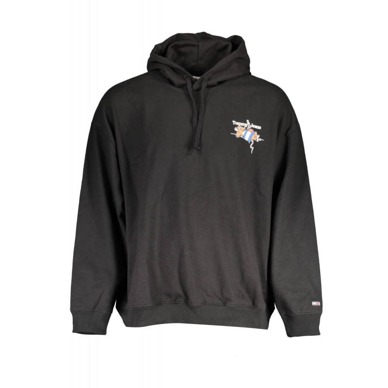 TOMMY HILFIGER SWEAT SANS ZIP NOIR HOMME