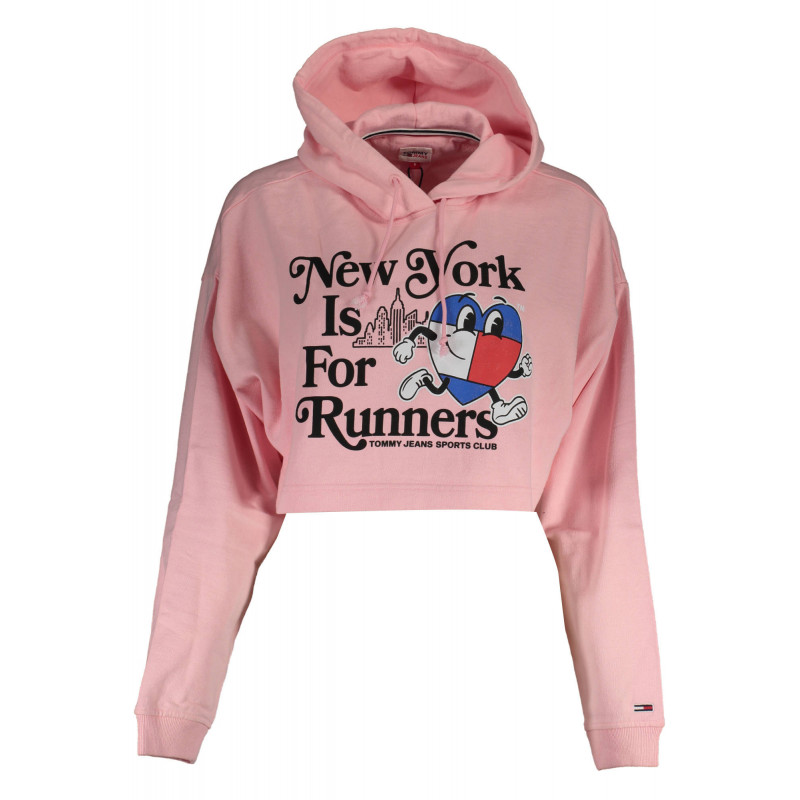 TOMMY HILFIGER PINK DAMEN SWEATSHIRT OHNE REISSVERSCHLUSS