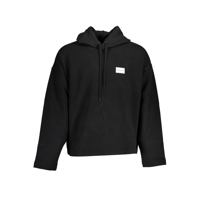 SUDADERA CALVIN KLEIN SIN CREMALLERA NEGRO HOMBRE