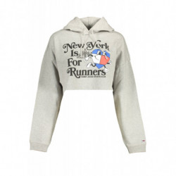 TOMMY HILFIGER SWEAT SANS ZIP FEMME GRIS