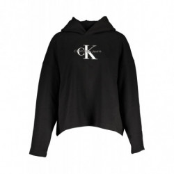 CALVIN KLEIN SWEAT-SHIRT FEMME SANS ZIP NOIR