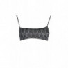 KARL LAGERFELD BEACHWEAR TOP COSTUME FEMME NOIR