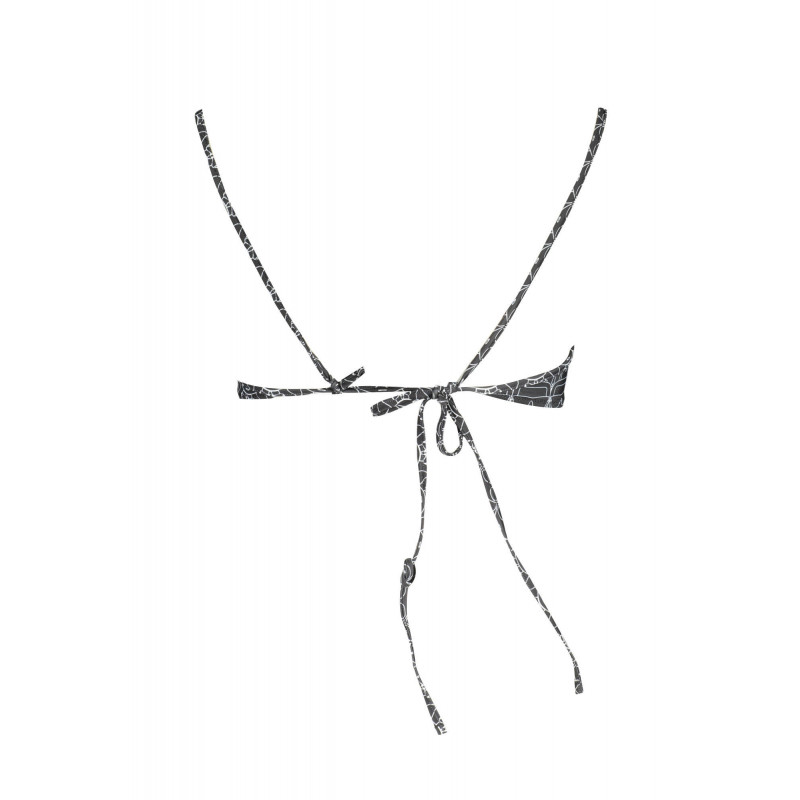 KARL LAGERFELD BEACHWEAR TOP WOMEN'S COSTUME BLACK