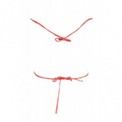 KARL LAGERFELD BEACHWEAR TOP WOMEN'S COSTUME RED