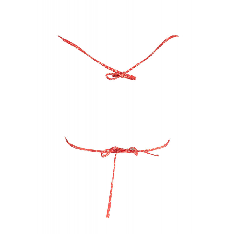 KARL LAGERFELD BEACHWEAR TOP DAMENKOSTÜM ROT