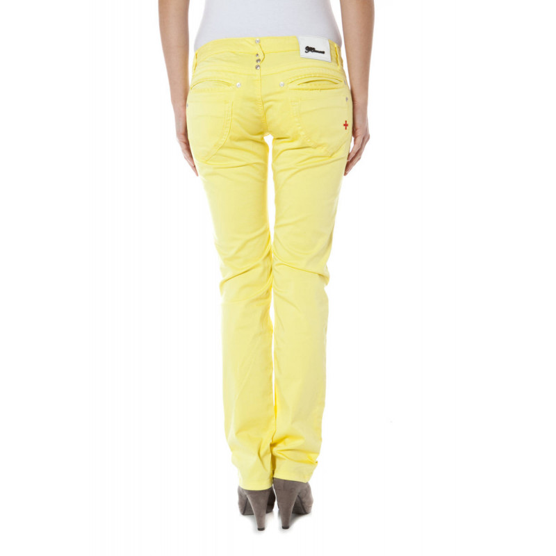 PANTALON FEMME ZUELEMENTS JAUNE
