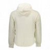 SUDADERA DE HOMBRE CALVIN KLEIN BLANCA SIN CREMALLERA