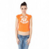 ZUELEMENTS DAMEN KURZARM T-SHIRT ORANGE