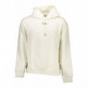 CALVIN KLEIN WHITE MEN'S SWEATSHIRT WITHOUT ZIP