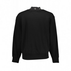 SUDADERA CALVIN KLEIN SIN CREMALLERA NEGRO HOMBRE