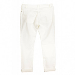 FRED PERRY PANTALONE DONNA BIANCO