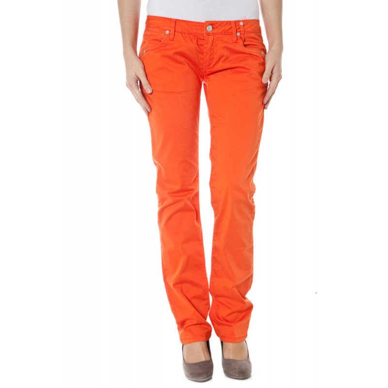PANTALON MUJER NARANJA ZUELEMENTS