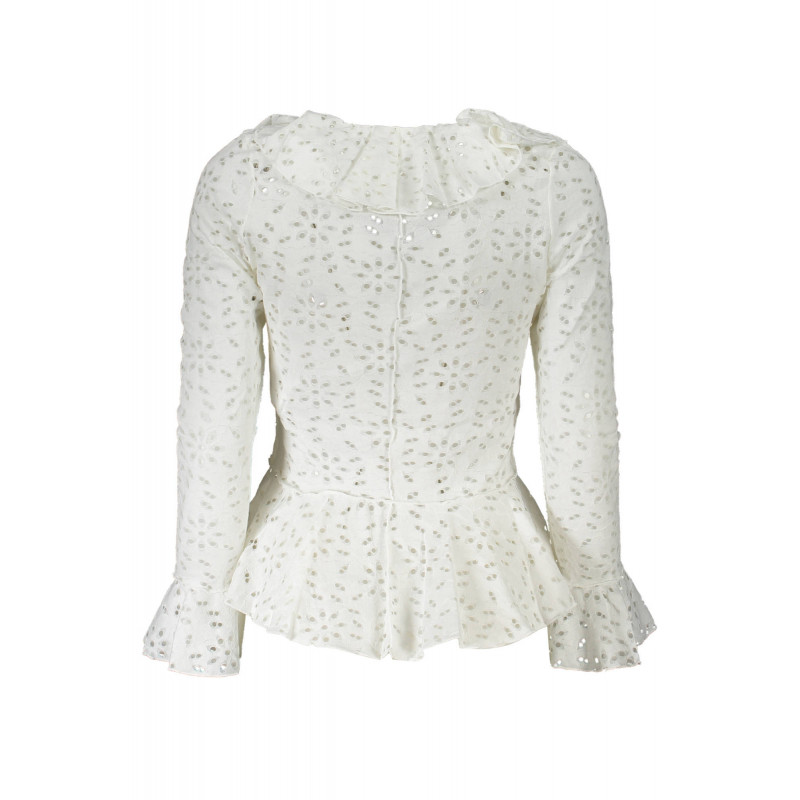 DESIGUAL CHEMISE MANCHES LONGUES FEMME BLANC