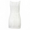 DESIGUAL WOMEN'S SHORT DRESS WHITE