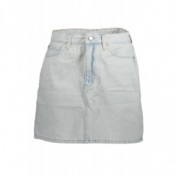 CALVIN KLEIN KURZER ROCK DAMEN HELLBLAU