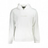 SUDADERA DE HOMBRE CALVIN KLEIN BLANCA SIN CREMALLERA