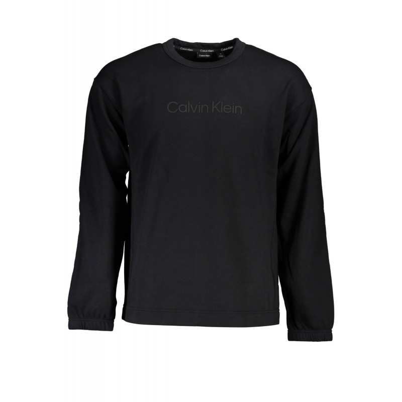 CALVIN KLEIN SWEAT SANS ZIP NOIR HOMME