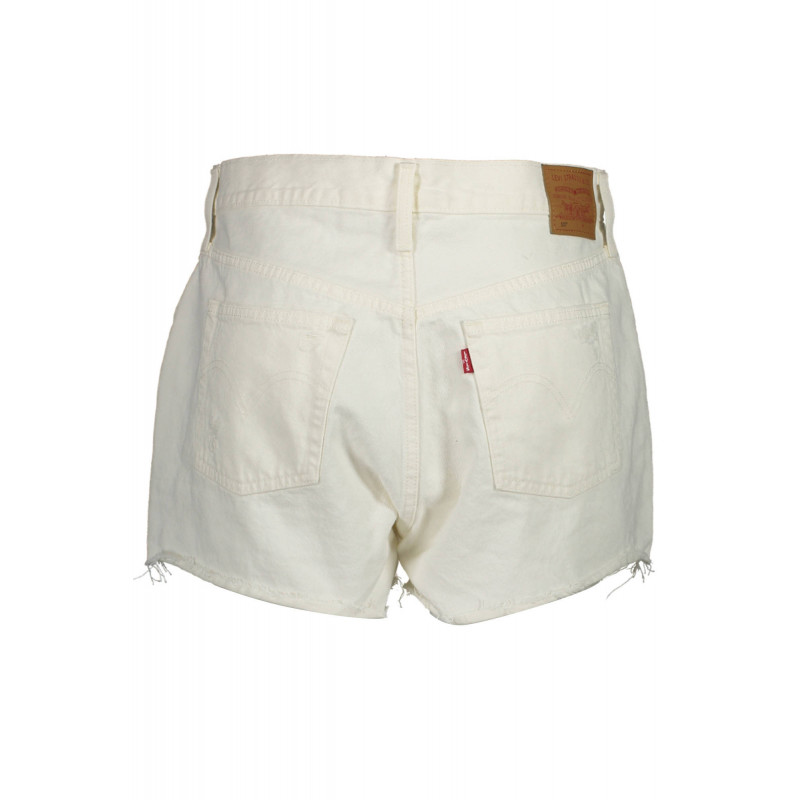 LEVI'S JEANS SHORT FEMME BLANC