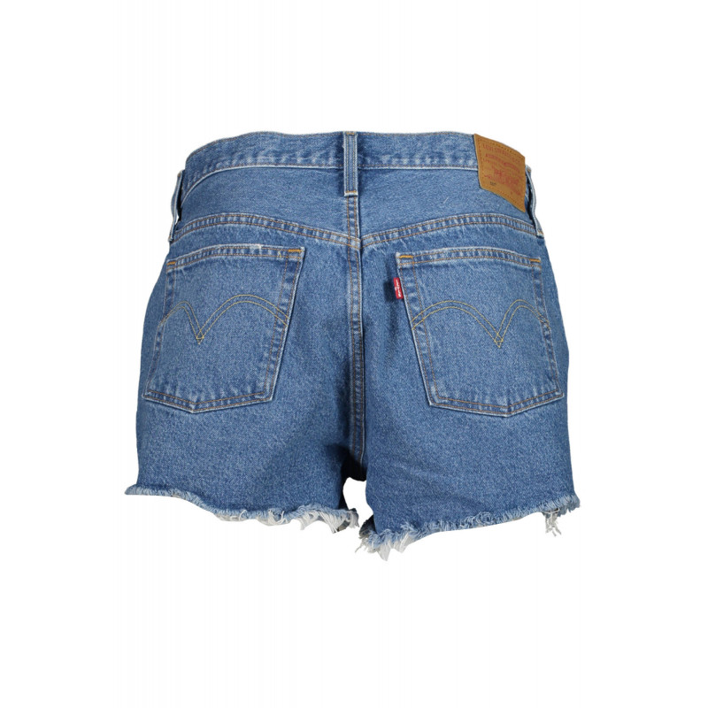 LEVI'S JEANS SHORT WOMAN BLUE