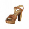 RALPH LAUREN DAMEN-SANDALEN BRAUNER SCHUH