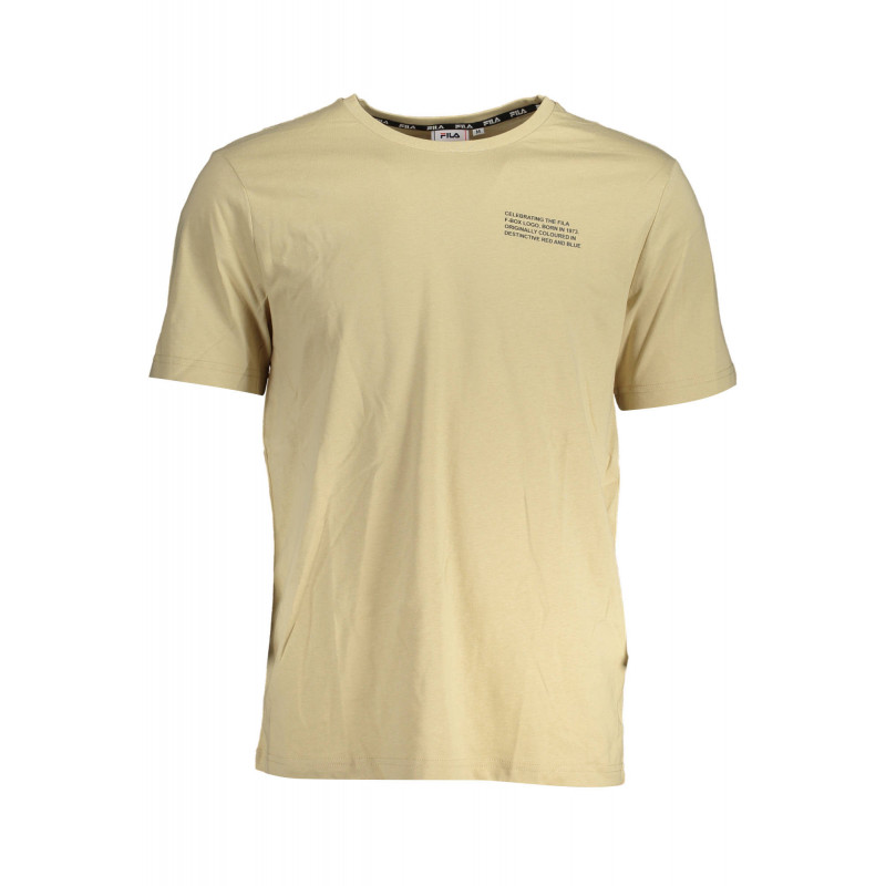 CAMISETA FILA MANGA CORTA HOMBRE BEIGE