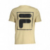 FILA T-SHIRT MANICHE CORTE UOMO BEIGE