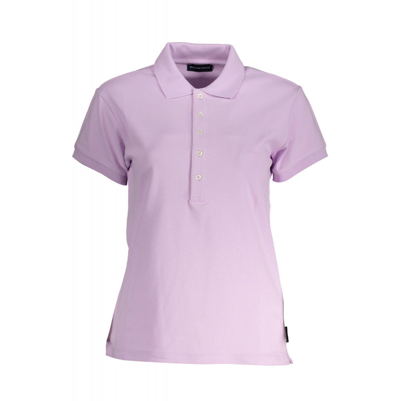 POLO FEMME MANCHES COURTES NORTH SAILS ROSE