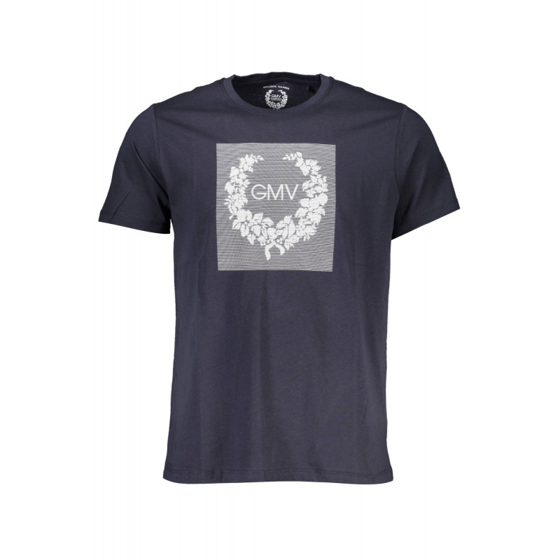 GIAN MARCO VENTURI HERREN-KURZÄRMELIGES T-SHIRT BLAU