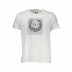 GIAN MARCO VENTURI MEN'S SHORT SLEEVE T-SHIRT WHITE