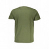 GIAN MARCO VENTURI MEN'S SHORT SLEEVED T-SHIRT GREEN