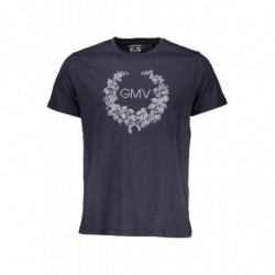 GIAN MARCO VENTURI HERREN-KURZÄRMELIGES T-SHIRT BLAU