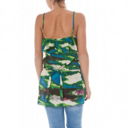 JOHN GALLIANO WOMEN'S GREEN TANK