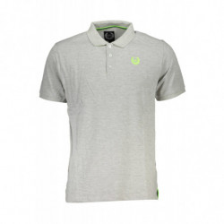 GIAN MARCO VENTURI POLO MANCHES COURTES HOMME GRIS