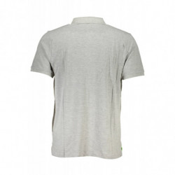 GIAN MARCO VENTURI POLO MANICHE CORTE UOMO GRIGIO