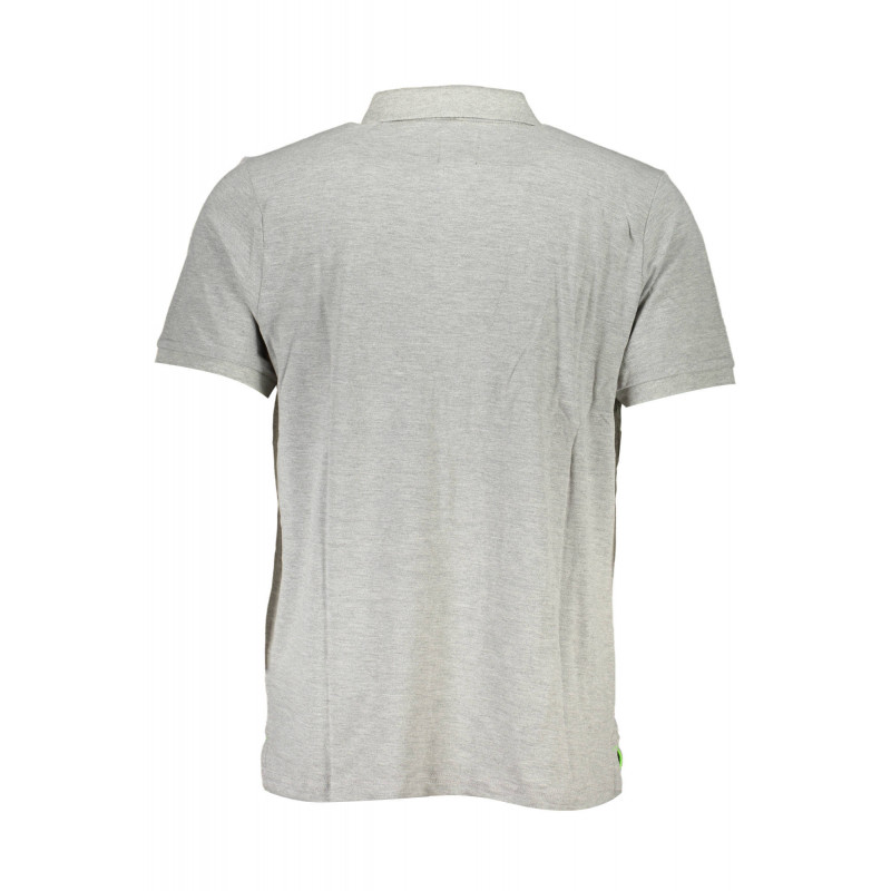 GIAN MARCO VENTURI POLO MANCHES COURTES HOMME GRIS