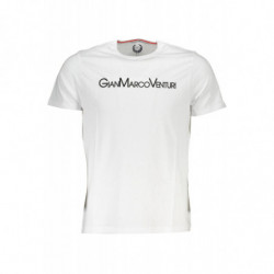 GIAN MARCO VENTURI MEN'S SHORT SLEEVE T-SHIRT WHITE