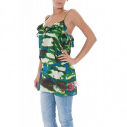 CAMISETA DE MUJER JOHN GALLIANO VERDE