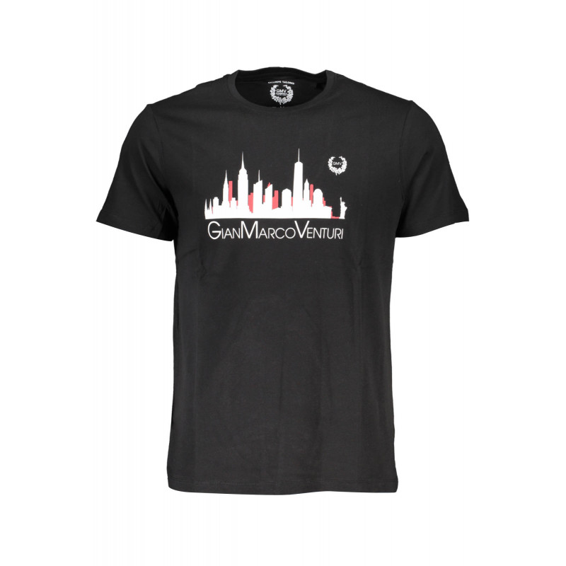 GIAN MARCO VENTURI T-SHIRT MANCHES COURTES HOMME NOIR