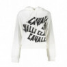 SUDADERA CAVALLI CLASS SIN CREMALLERA MUJER BLANCO