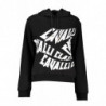 SUDADERA CAVALLI CLASS NEGRA SIN CREMALLERA
