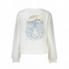 SUDADERA CAVALLI CLASS SIN CREMALLERA MUJER BLANCO