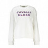 CAVALLI CLASS SWEAT SANS ZIP FEMME BLANC