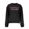 CAVALLI CLASS SWEAT-SHIRT NOIR SANS ZIP