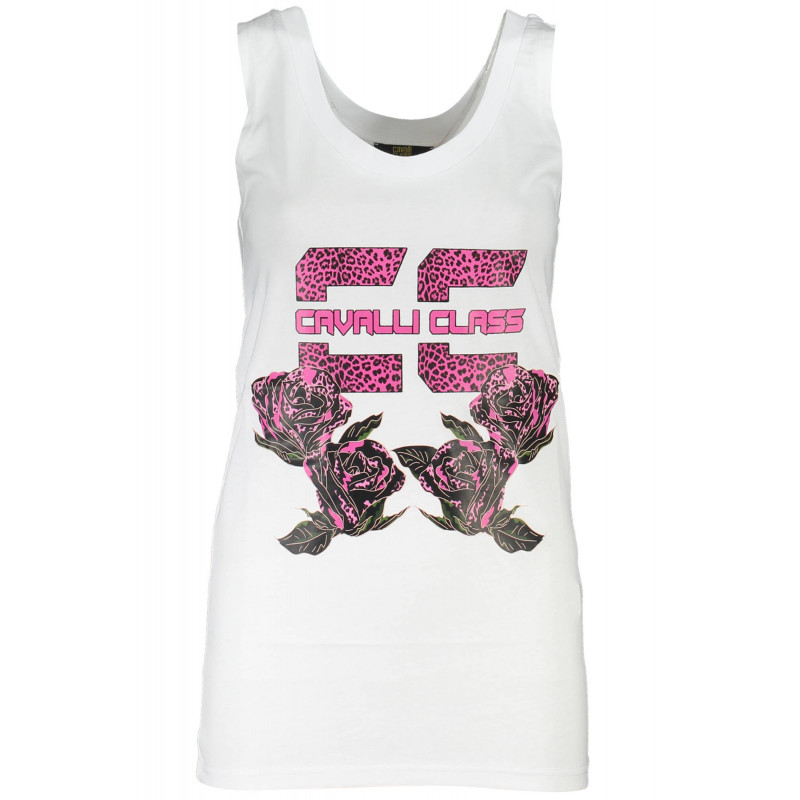 CAMISETA DE TIRANTES MUJER CAVALLI CLASS BLANCO
