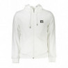 CAVALLI CLASS HERREN-SWEATSHIRT MIT REISSVERSCHLUSS WEISS