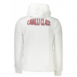 SWEAT-SHIRT BLANC HOMME CAVALLI CLASS