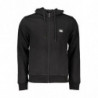 SUDADERA CAVALLI CLASS CON CREMALLERA NEGRO HOMBRE