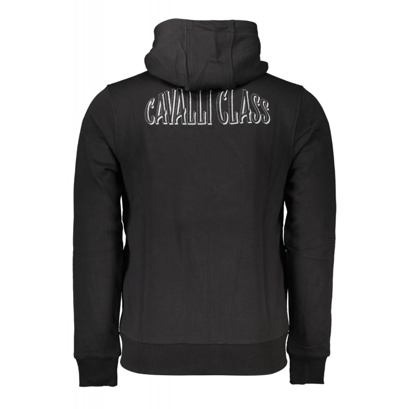 CAVALLI CLASS SWEATSHIRT MIT REISSVERSCHLUSS SCHWARZ HERREN