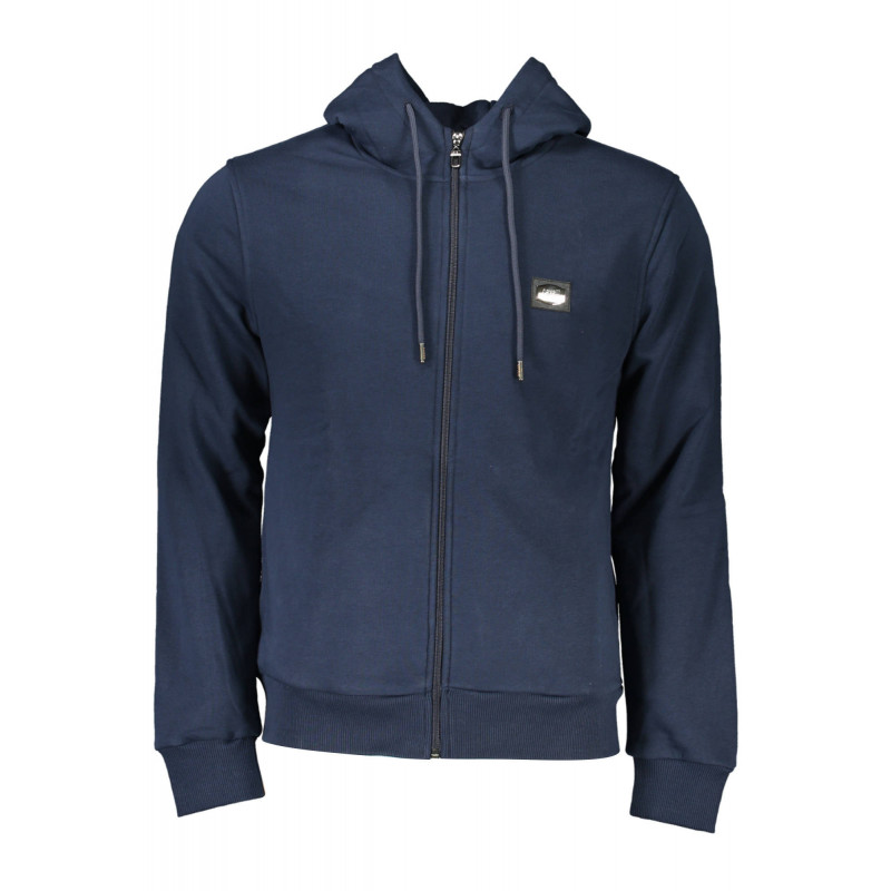 SUDADERA CAVALLI CLASS HOMBRE CREMALLERA AZUL