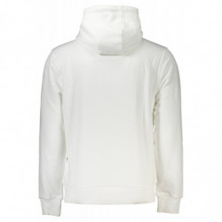 CAVALLI CLASS SWEAT SANS ZIP HOMME BLANC
